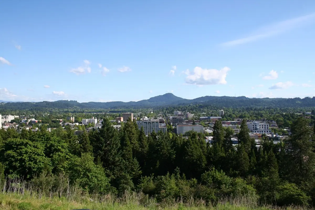 Eugene, Oregon from Skinner Butte